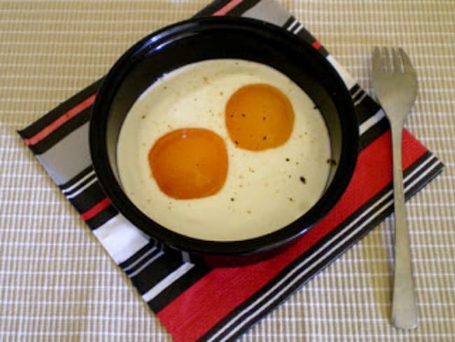 Les faux oeufs sur le plat