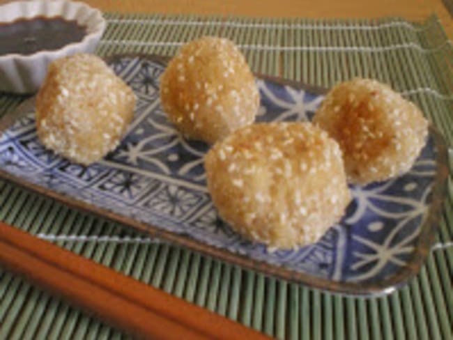 BOULETTES DE RIZ AU SéSAME