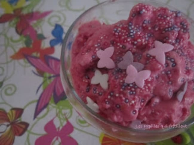 Frozen coco-framboise