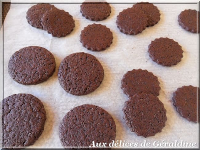 Sablés au chocolat pour tea time