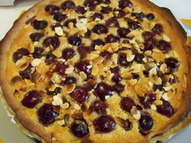 Tarte amandine aux cerises