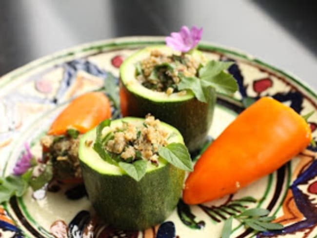 Courgettes farcies à la géorgienne et repas 'farci'