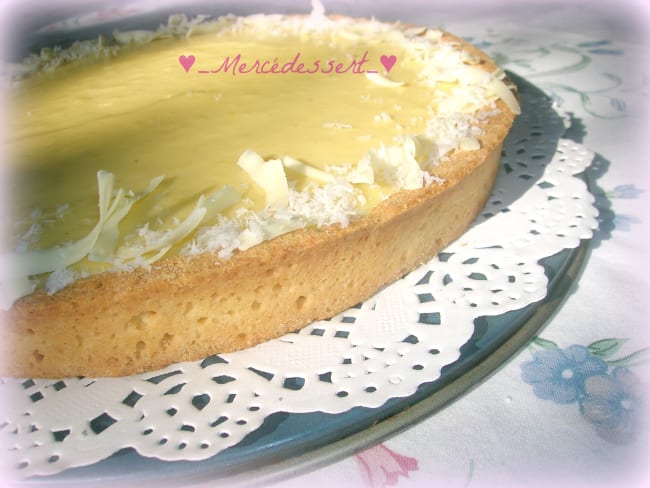 Tarte crémeuse à l'ananas