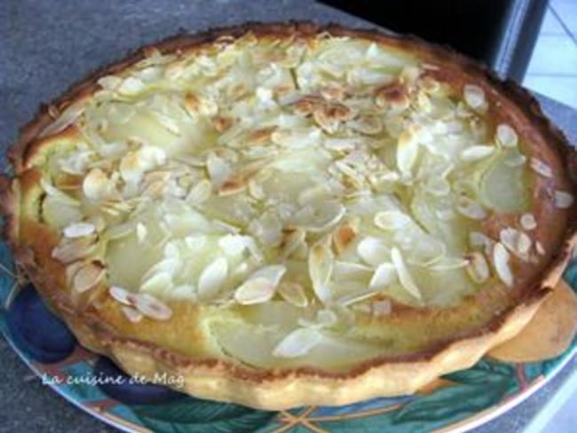 Tarte poires frangipane