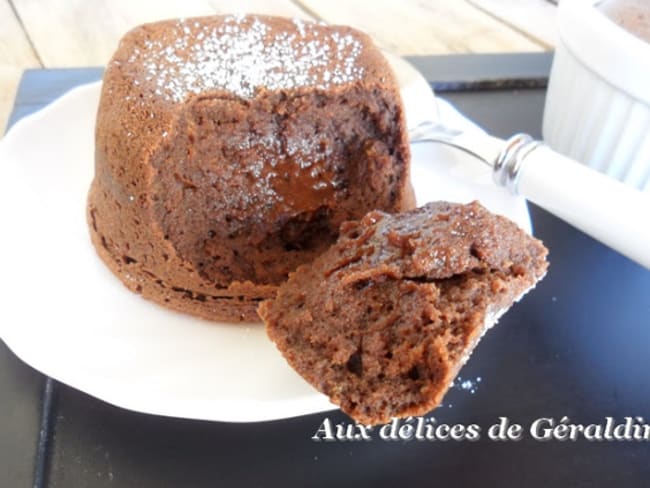 Fondant chocolat, spéculoos au lait concentré et mascarpone