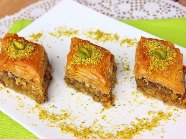 Baklava aux pistaches