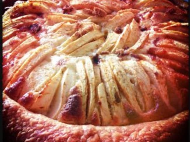 Tarte aux pommes à la frangipane