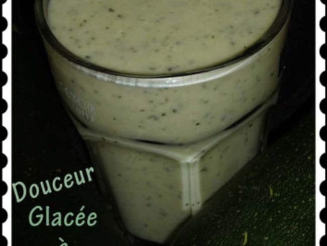 Douceur glacée à la courgette