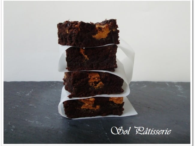 Brownies au beurre de cacahuète