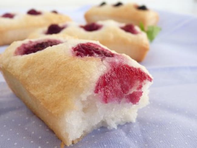 Financiers coco / fruits rouges