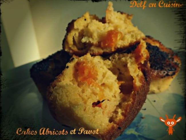 Cakes Abricots et Pavot