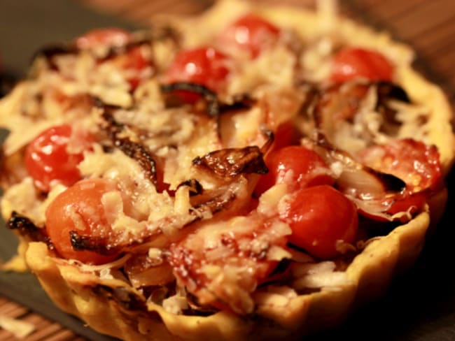 Tartelette avec les tomates du jardin !