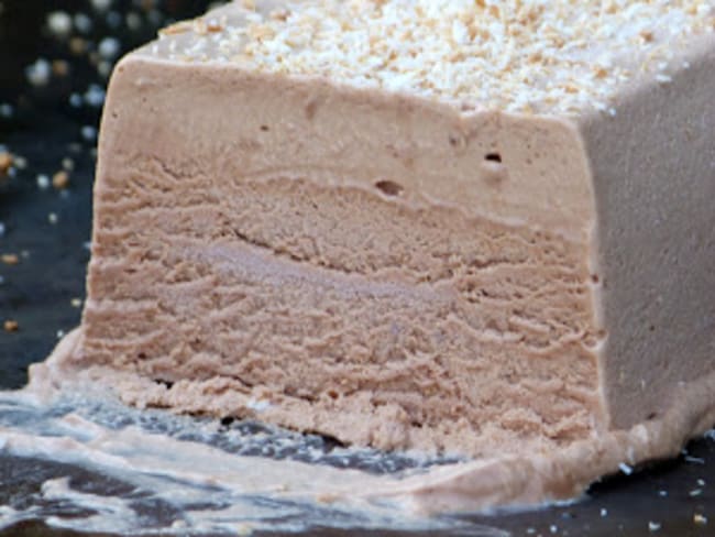 Semifreddo noix de coco et cacao