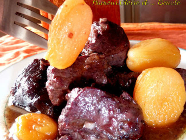 Daube de porc aux abricots