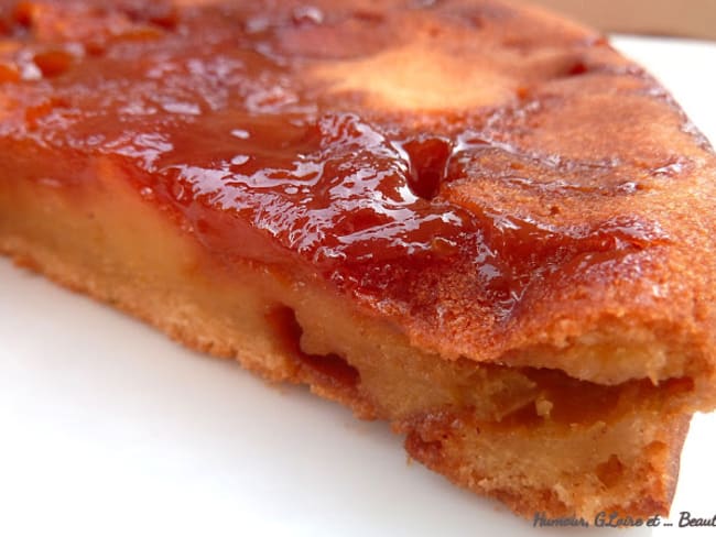 Gâteau aux pommes caramélisées façon "Tatin"