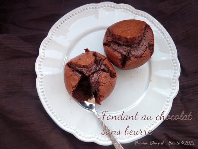 Fondant très fondant au chocolat