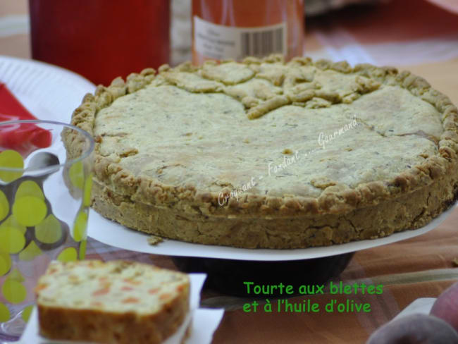 Tourte aux blettes et à l’huile d’olive