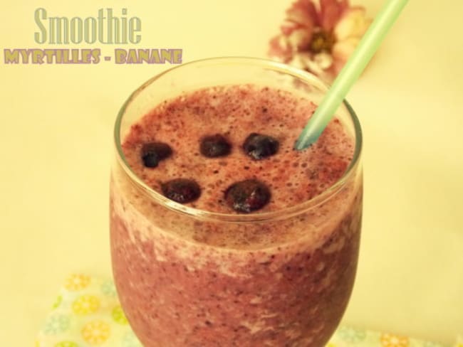 Smoothie myrtilles & banane