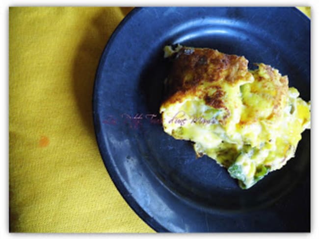 Omelette à la courgette et à la Vache Qui Rit