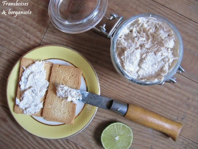 Rillettes de maquereaux au citron vert