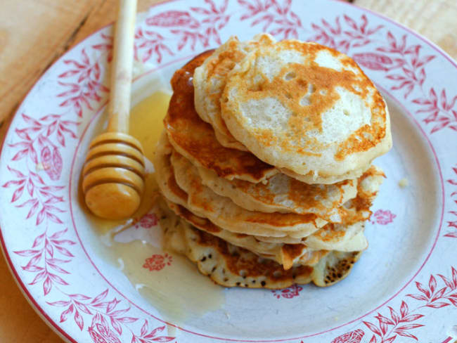 Pancakes sarrasin et mascarpone