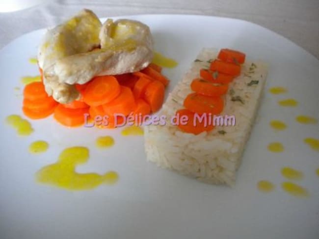 Filet de lapin aux carottes et à l'orange