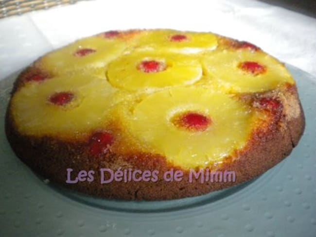 Gâteau renversé à l'ananas d'après Nigella Lawson