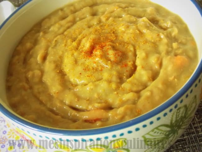 Soupe de lentilles rouges