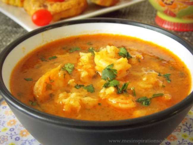 Soupe aux crevettes