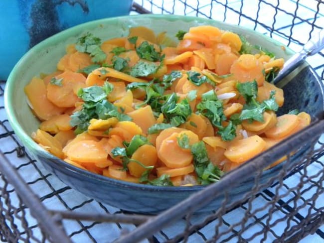 Salade de carottes au citron et au miel