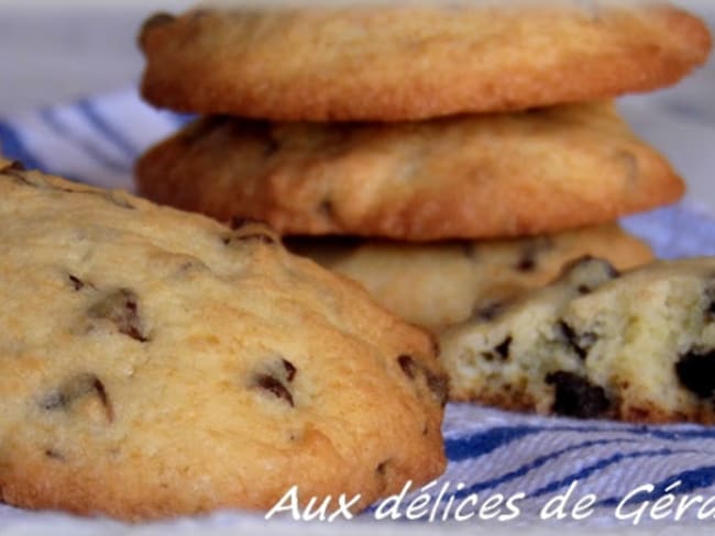 Cookies moelleux aux pépites de chocolat