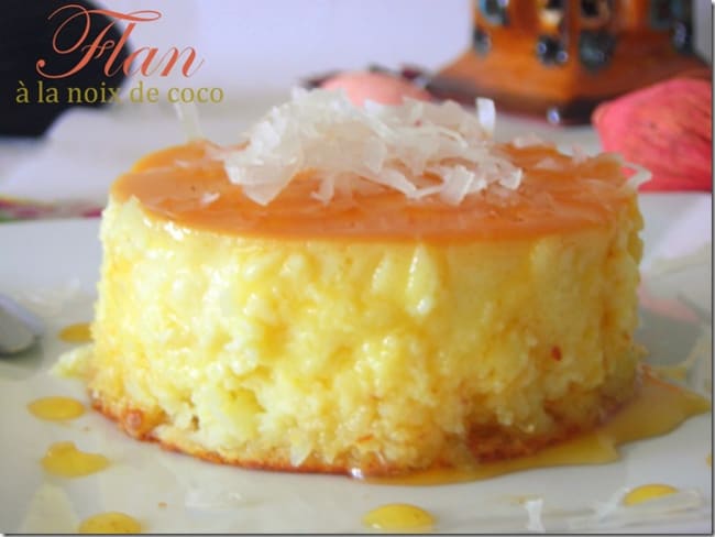 Flan à la noix de coco