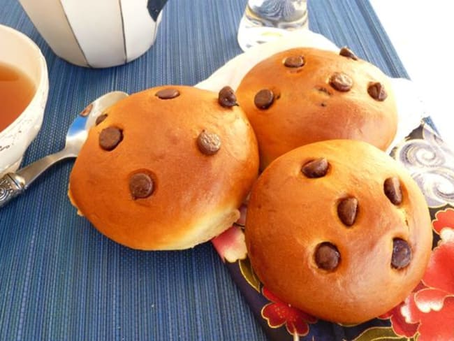 Briochettes aux pépites de chocolat