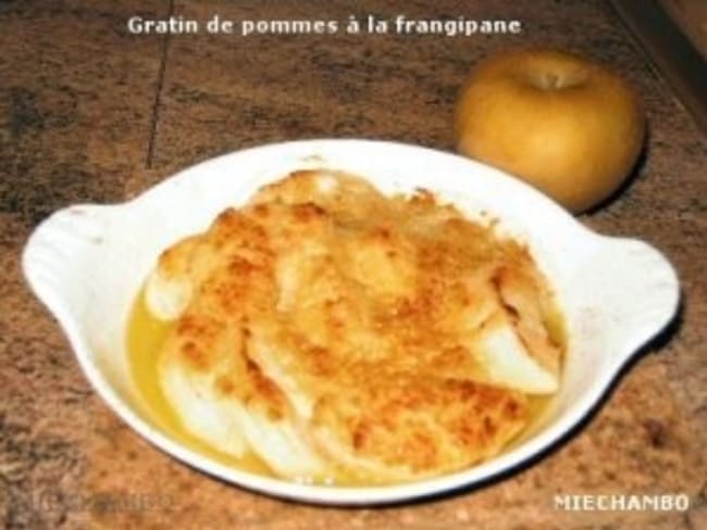 Gratin de pommes à la frangipane