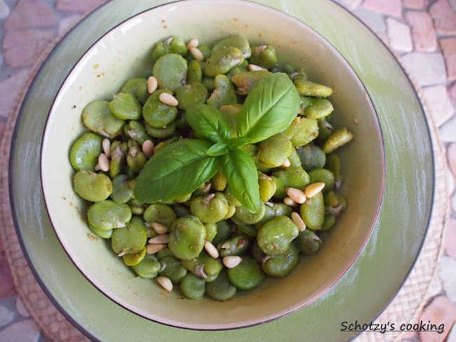 Salade de fèves au cumin