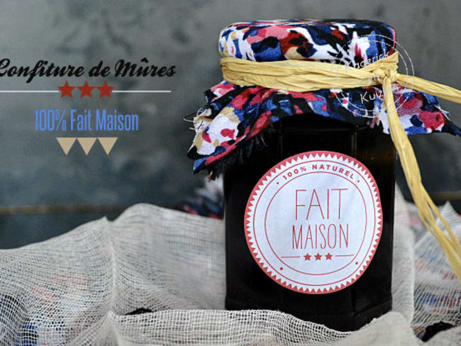 Confiture de mûres façon grand-mère