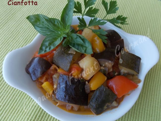 Cianfotta ou ratatouille napolitaine