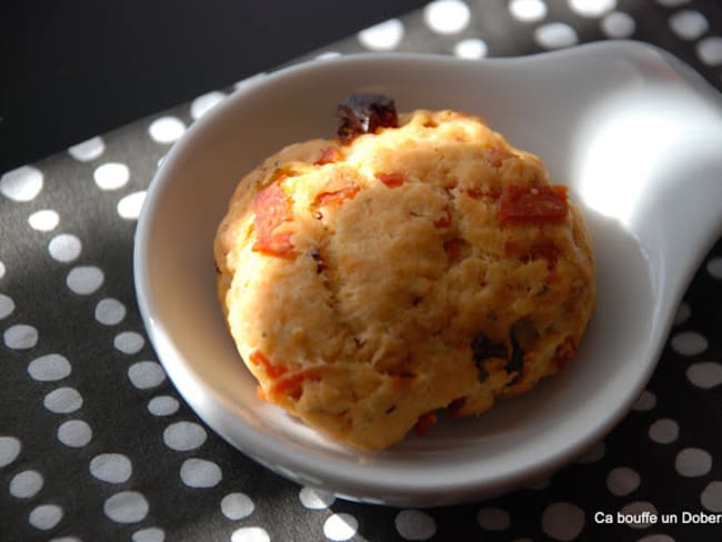 Les cookies aux tomates séchées et au pepperoni