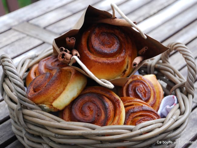 Briochettes roulées à la Cannelle et Vergeoise Brune