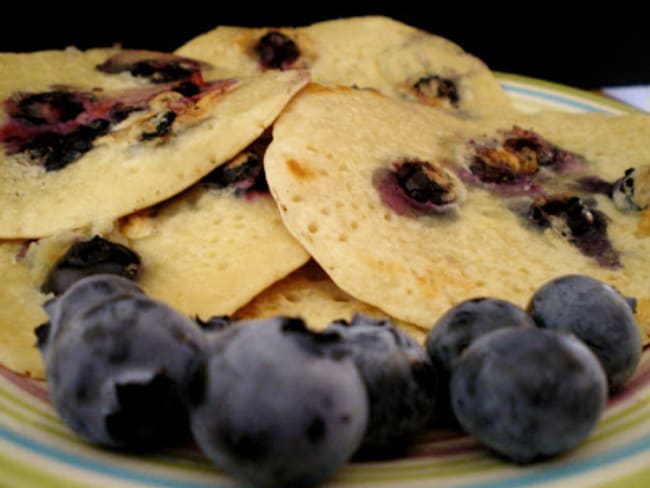 PANCAKES A LA MYRTILLE SANS GLUTEN