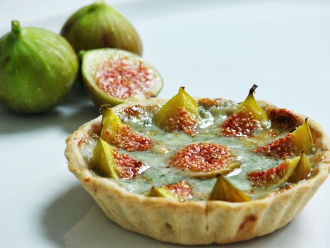 Tartelette de figues au roquefort