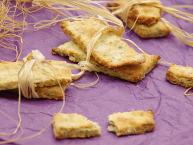 Crackers aux herbes