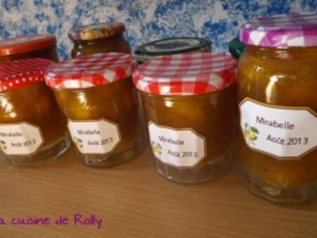 Confiture de mirabelles