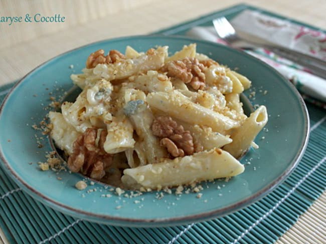 Penne au Gorgonzola et Noix