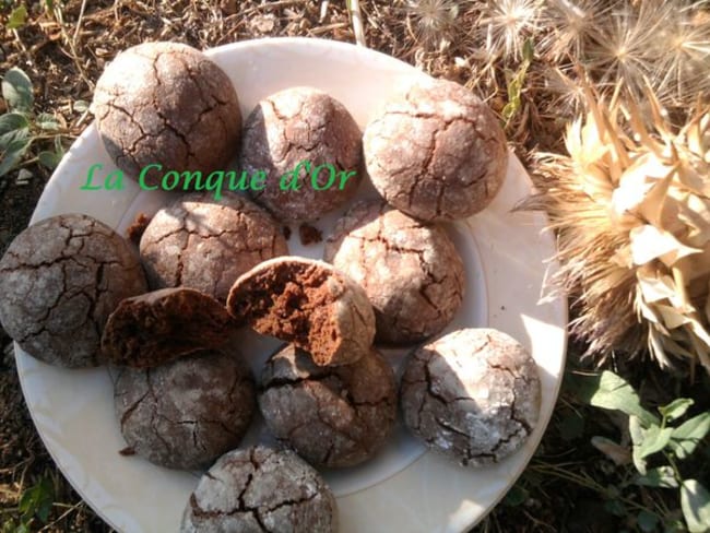 Petits biscuits siciliens au chocolat noir de Modica