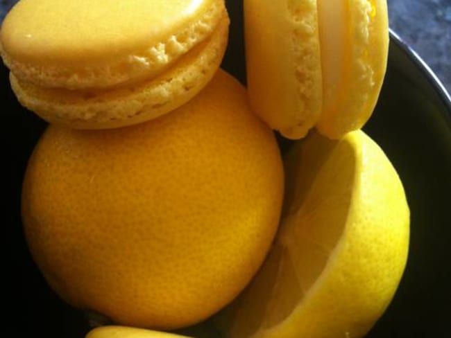 Macarons au citron