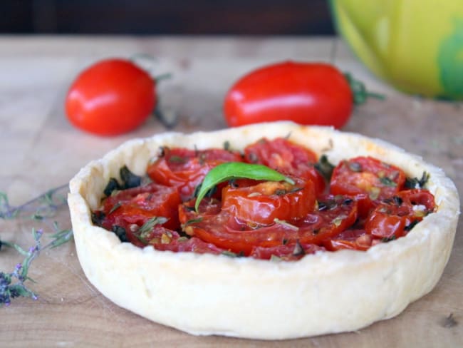 Tartelettes faciles aux tomates et au pesto