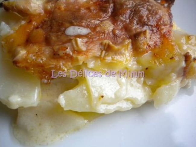 Gratin de pommes de terre au Brie