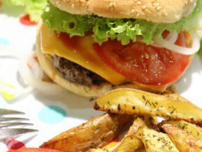 Burger classique et ses Potatoes