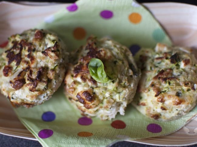 Bouchées de courgettes à la feta